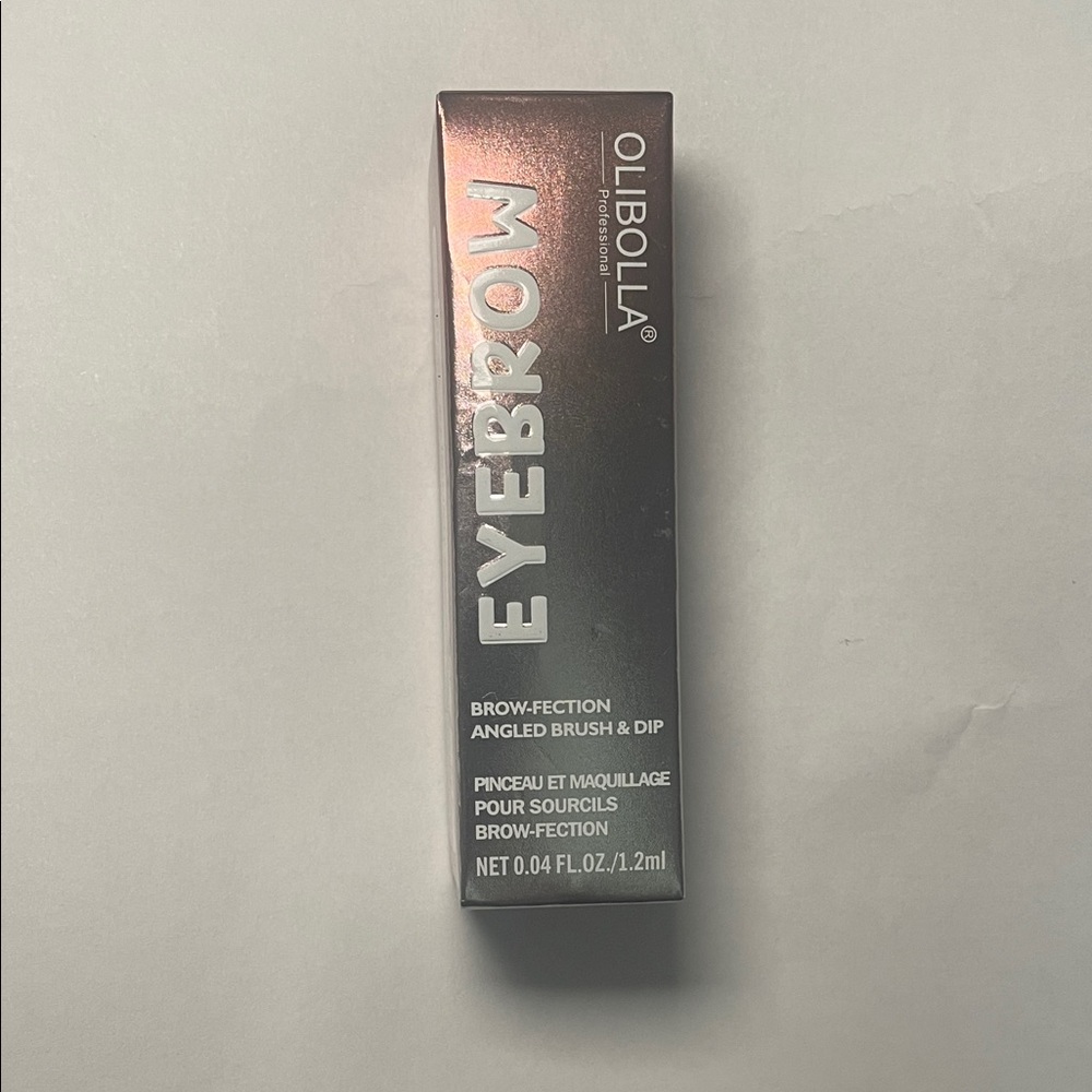 Olibolla Eyebrow Brow-Fection Angled Brush & Dip - Rose Metallic Packaging